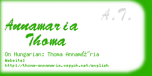 annamaria thoma business card